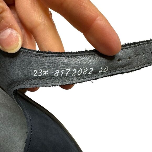 Mephisto Women's Triple Strap Navy Croatia Buckle Sandals Ankle Strap Sz 40 (10) - Picture 7 of 7